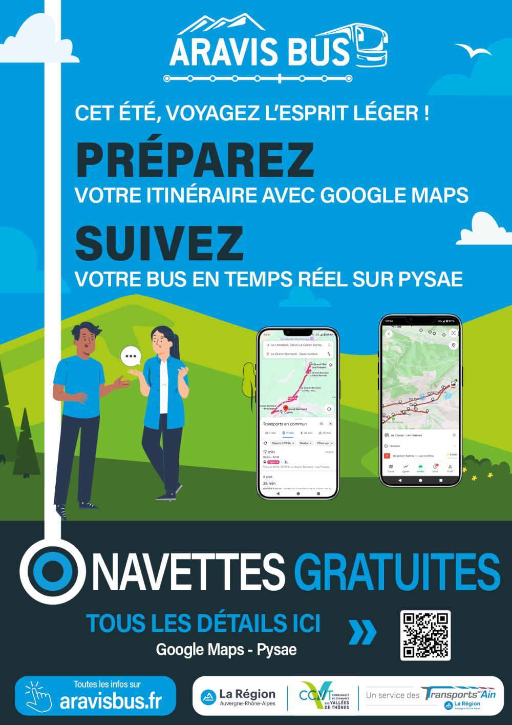 Reprise des navettes du samedi 21 juin au samedi 06 septembre 2025.