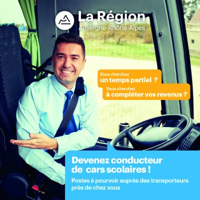 La Région recrute des conducteurs scolaires (H/F)